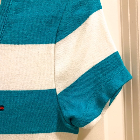 Tommy Hilfiger V-neck Striped T-Shirt - Picture 5 of 5